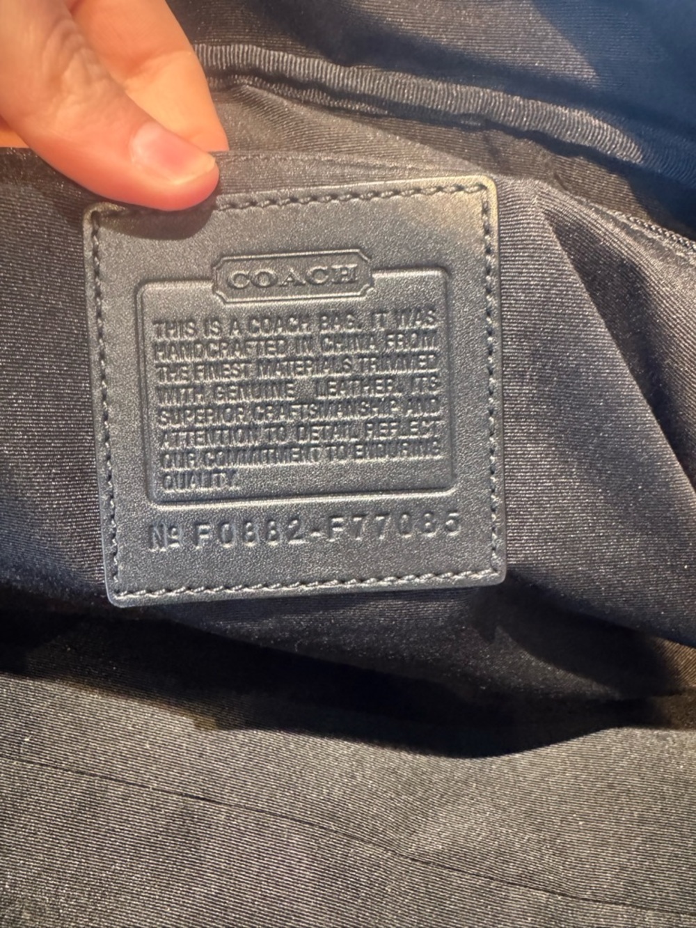 Coach Black Signature Duffel Bag - Picture 4 of 4